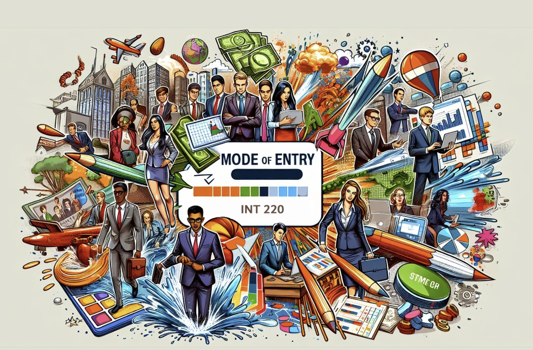 Mode of Entry INT 220 splash graphic